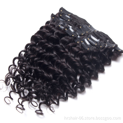 Online Shopping India One Piece Clip In Human Hair Extensions For Black Women